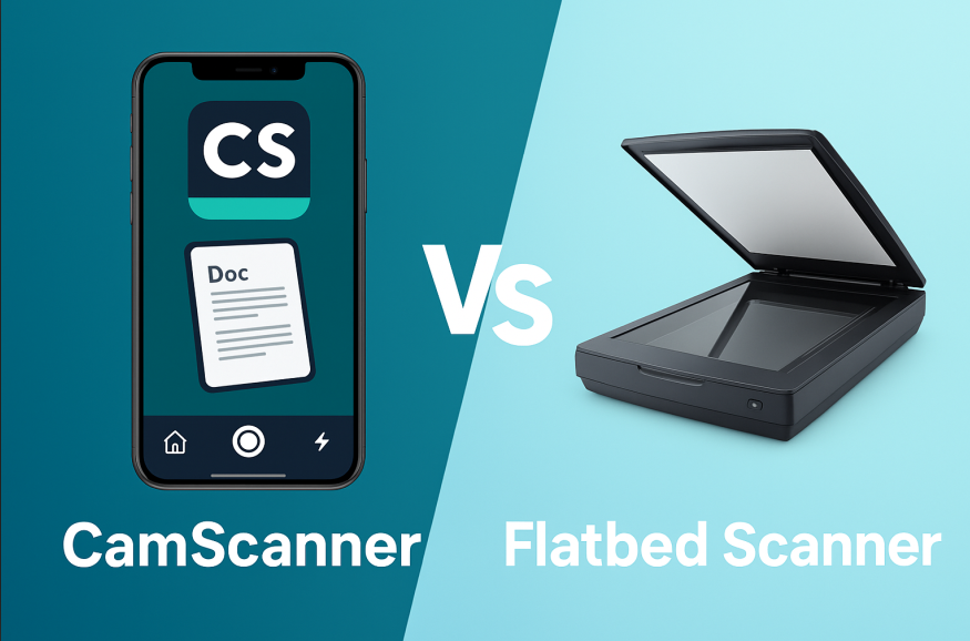 CamScanner vs Physical Flatbed Scanners: Which One Should You Choose? (2025 Comparison Guide)