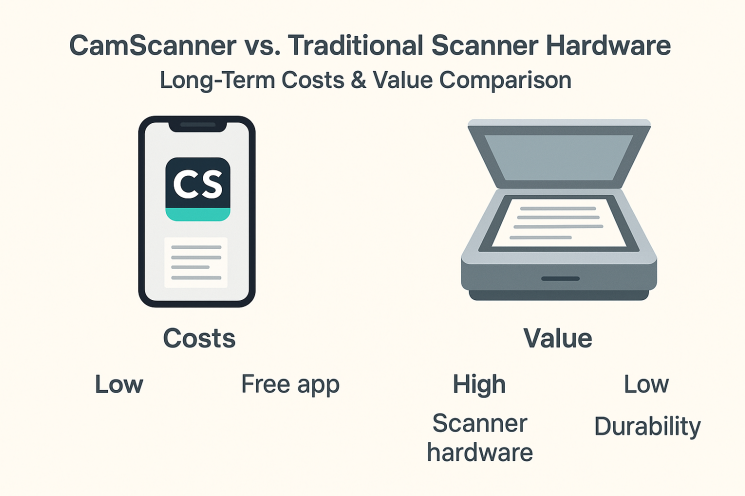 CamScanner vs Traditional Scanner Hardware: Long-Term Costs & Value Comparison