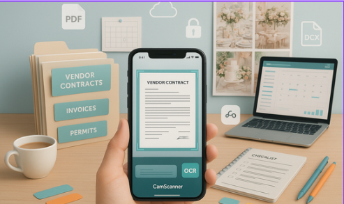 CamScanner for Event Planners: Digitizing Contracts & Vendor Documents for a Smoother Workflow