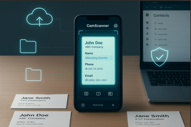 How to Digitize Business Cards with CamScanner: The Complete Guide to Turning Physical Cards into Searchable Digital Contacts