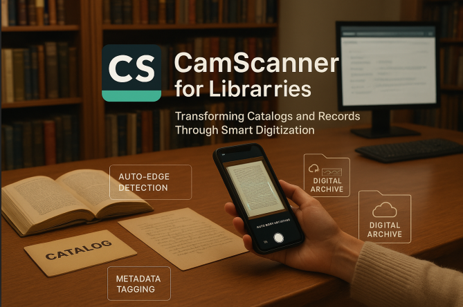 CamScanner for Libraries: Transforming Catalogs and Records Through Smart Digitization